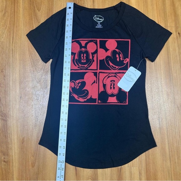 Disney Mickey Mouse Black and Red Short Sleeve Tee - Picture 3 of 6